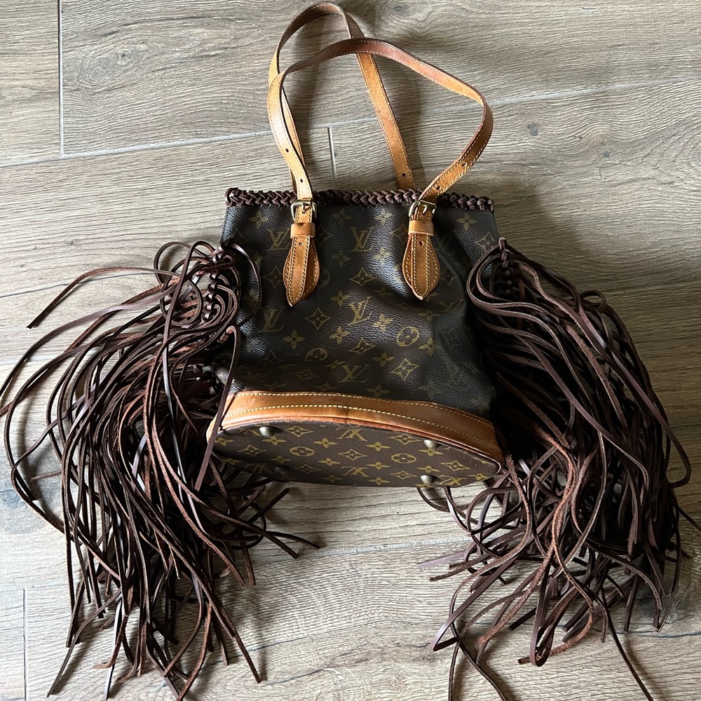 Authentic Louis Vuitton Bucket Bag from Vintage Boho Bags.
